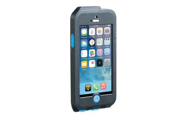 TOPEAK puzdro WEATHERPROOF RIDE CASE (iPhone 5/5s/SE) čierno-modré (s držiakom)