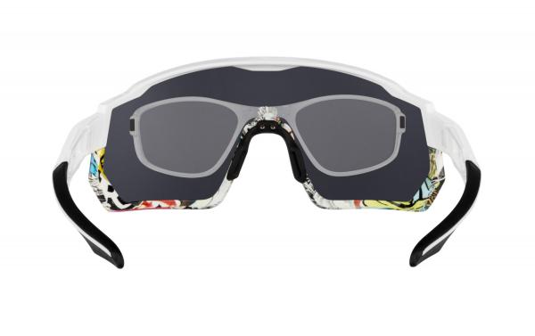 FORCE okuliare DRIFT bielo-vivid, čierne kontrastné sklá