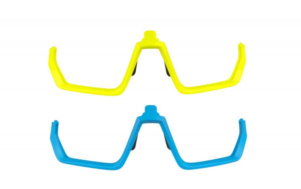 FORCE okuliare DRIFT fluo-čierne, modré kontrastné revo sklá