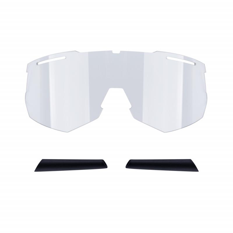 FORCE okuliare ATTIC bielo-čierne, zelené zrkadlové sklá