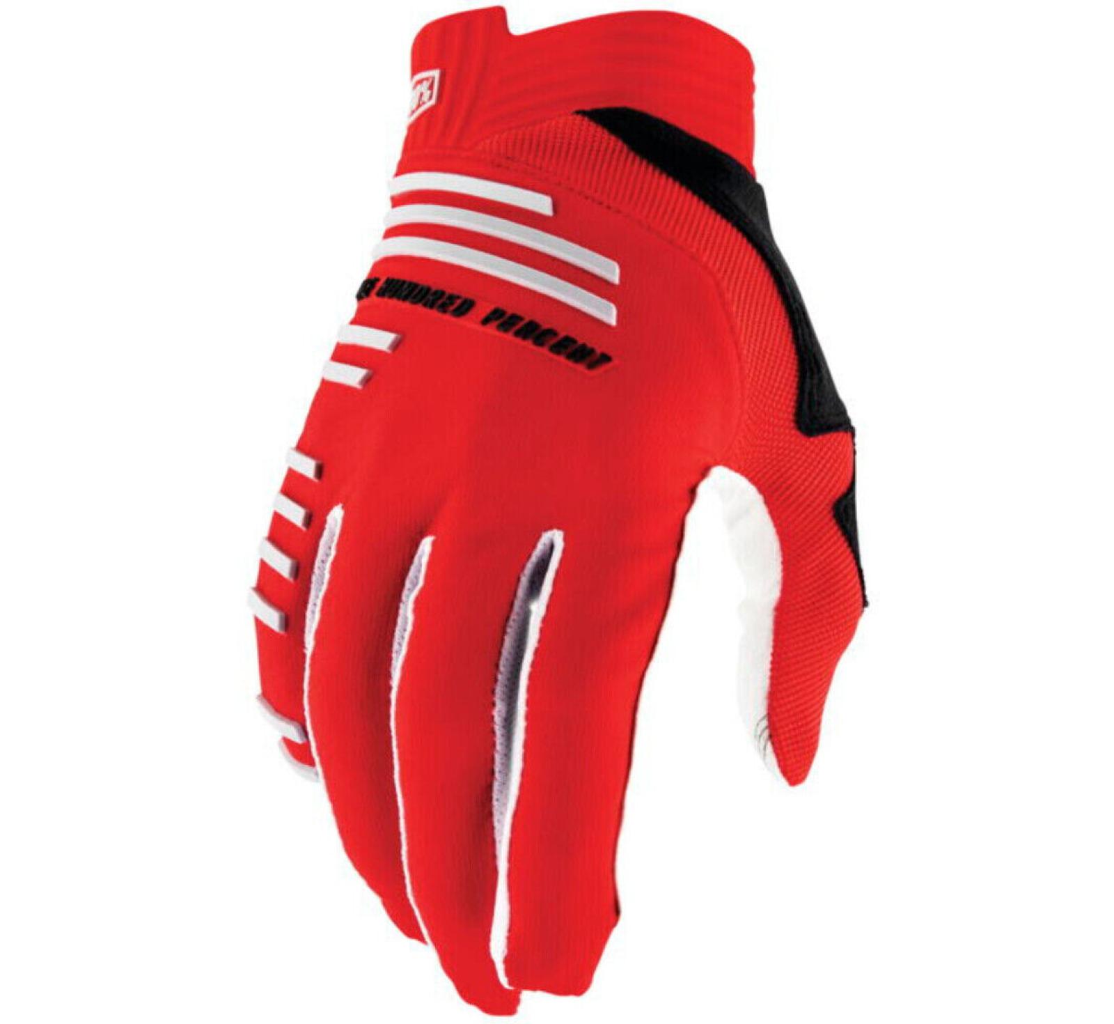 Cyklistické MTB rukavice RIDE 100% R-CORE Červené