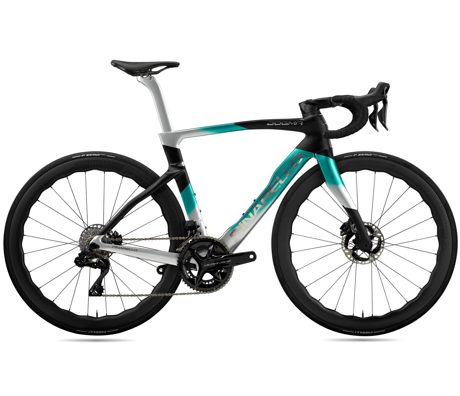 Pinarello Dogma F Ultegra Di2 Most UltraFast Carbon Nebula Green Silver