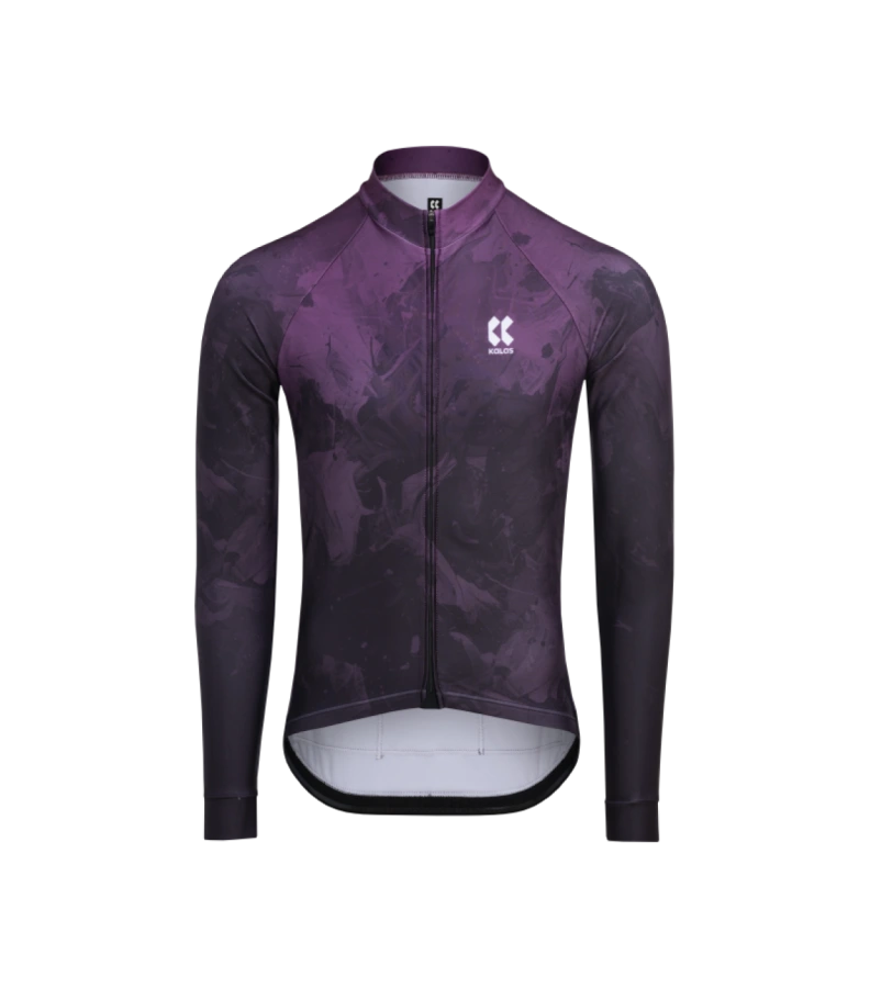Cyklistický dres KALAS MOTION Z6 dlhý rukáv Plum Purple