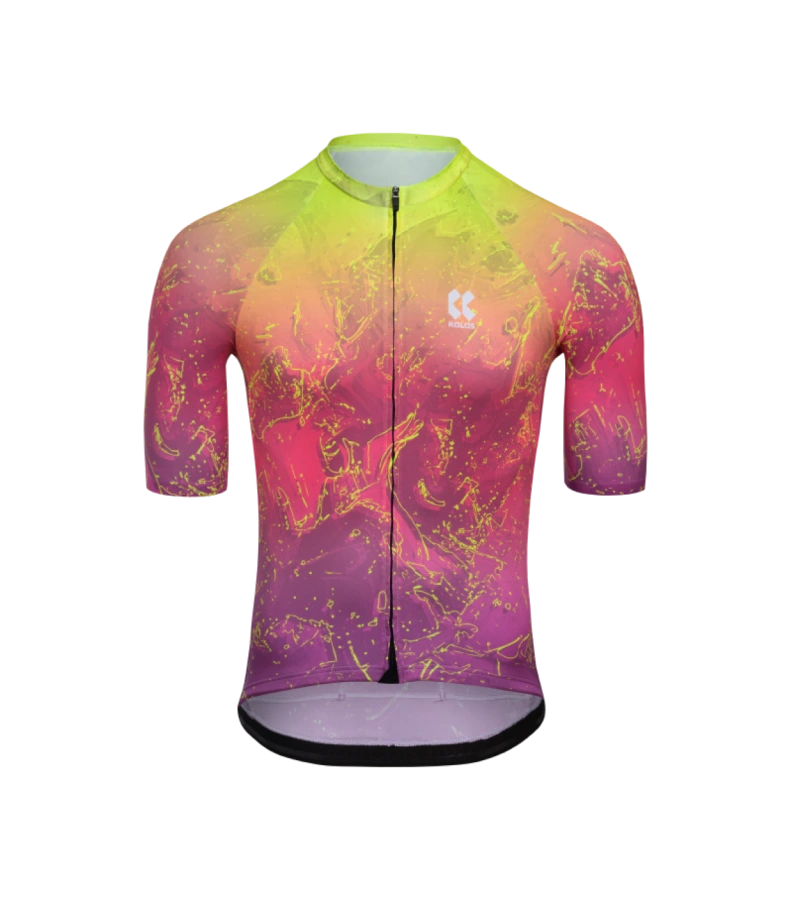 Cyklistický dres MOTION Z6 | Neon Lava Blend