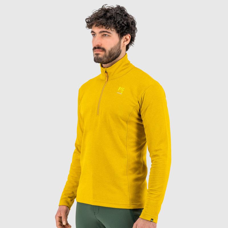 Karpos Pizzocco Half Zip flíska zlatohnedá