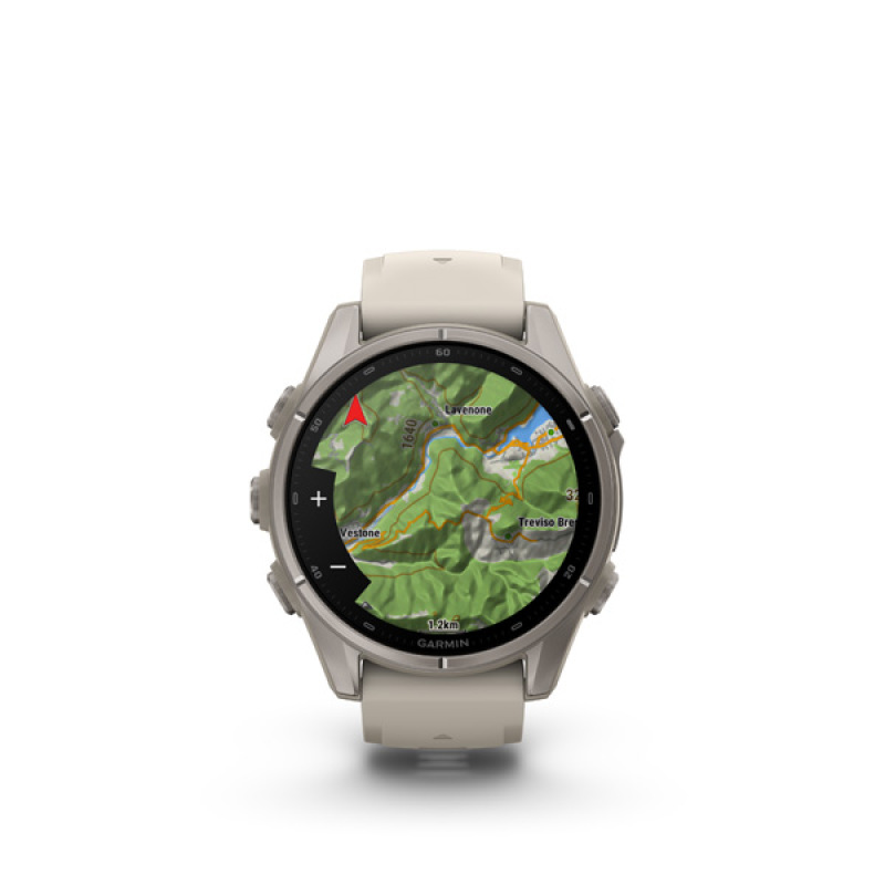 Garmin fenix 9 - 43mm, AMOLED, Sapphire, Titanium, Fog Gray band 8