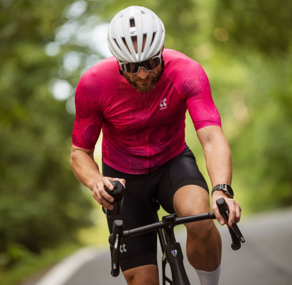Cyklistický dres MOTION Z6 | Berry Red 2