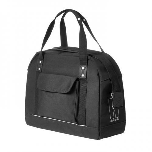 BASIL taška na nosič PORTLAND BUSINESSBAG, čierna s peňaženkou
