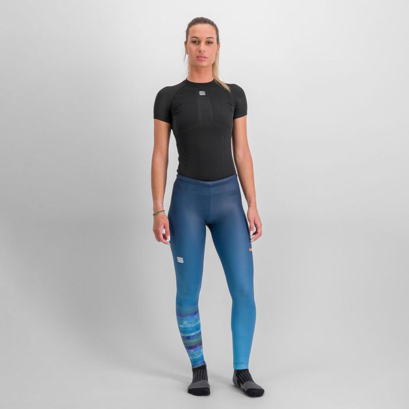 Sportful APEX dámske elasťáky galaxy blue/blue denim