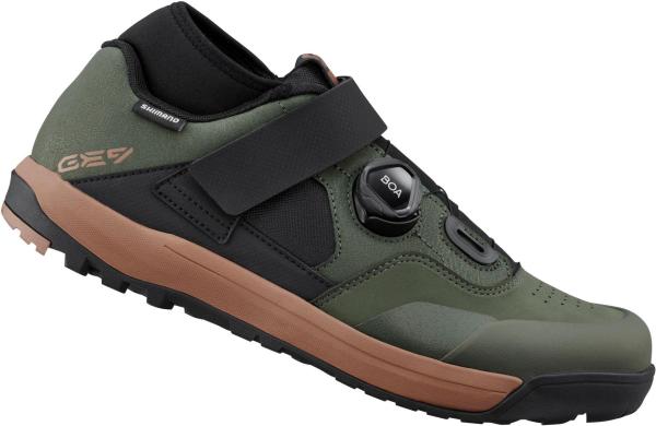 SHIMANO tretry SHGE900 olivové /Vel:44