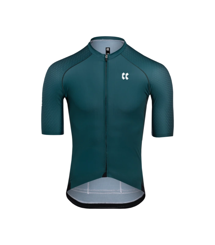 Cyklistický dres PASSION Z6 | Dres RAZOR | Bottle Green