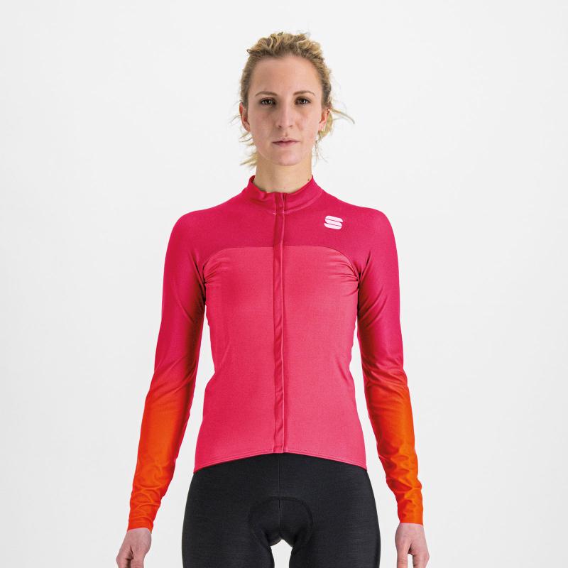 SPORTFUL BODYFIT PRO THERMAL dámsky dres malinový/červený grepfruit