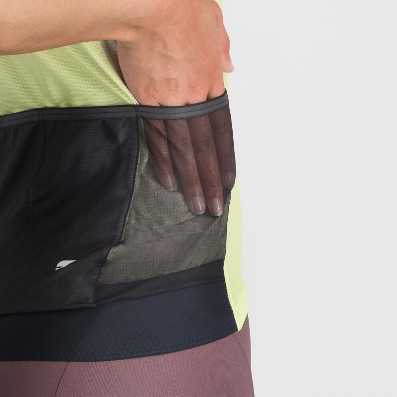 Sportful SUPERGIARA LOGO dámsky dres shadow lime/bordeaux 3