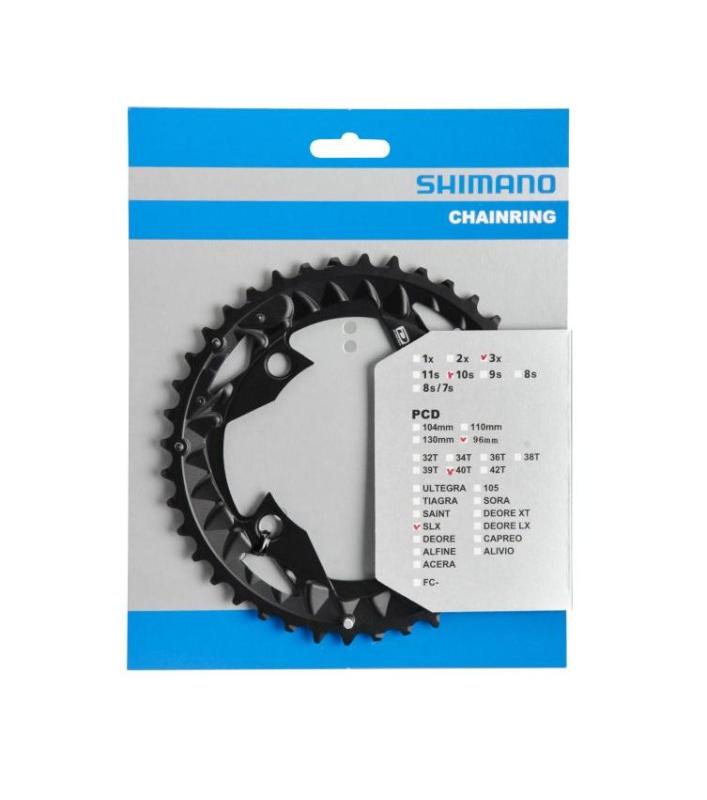 SHIMANO prevodník 40z. M672/622/612 SLX čierny 96mm