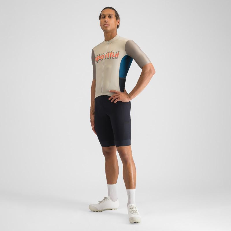 Sportful SUPERGIARA LOGO dres abbey stone/olive green 5