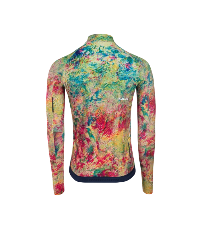 Pánský cyklistický dres dlhý rukáv TEMPS | FEARLESSLY Z6 Green 1