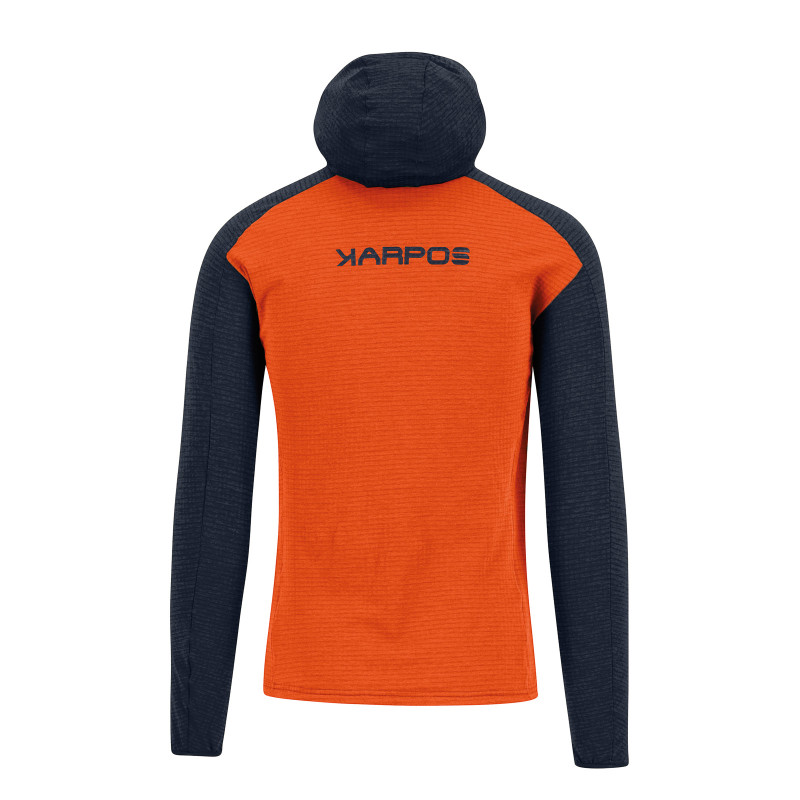 Karpos AMBRIZZOLA FULL-ZIP mikina s kapucňou scarlet ibis/outer space 1