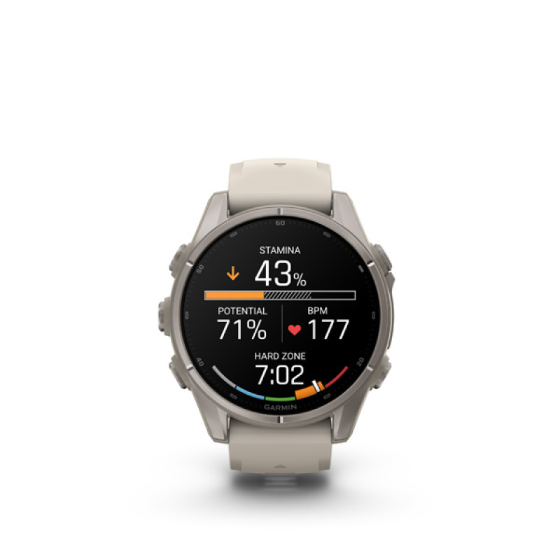 Garmin fenix 9 - 43mm, AMOLED, Sapphire, Titanium, Fog Gray band 6