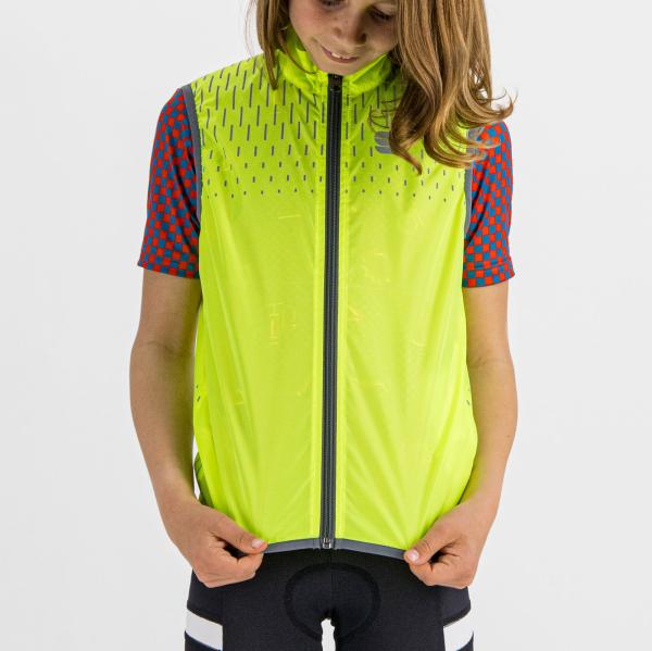 SPORTFUL Kid Reflex vesta žltá fluo