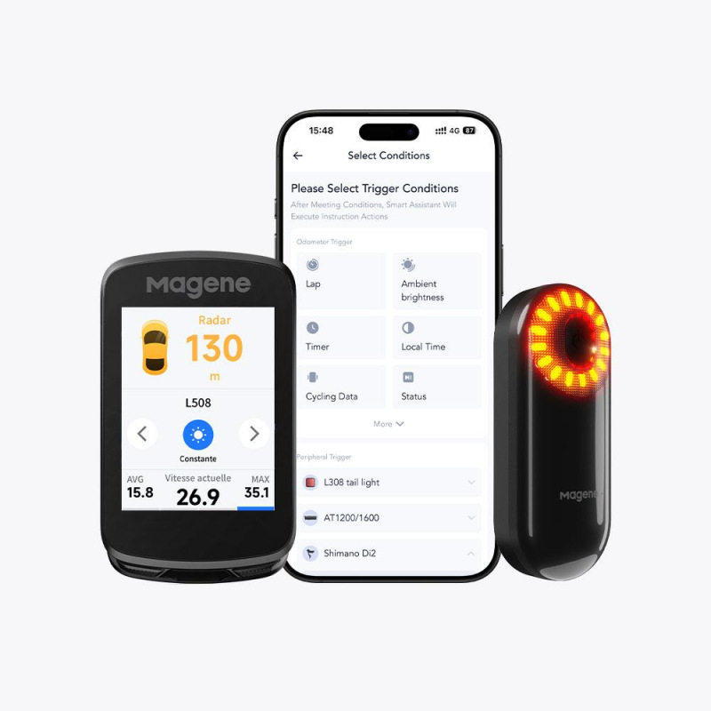 Cyklopočítač MAGENE SMART GPS C606 V2 dotykový USB 9