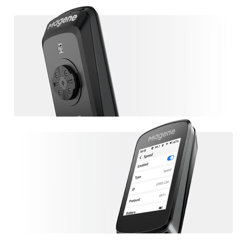 Cyklopočítač MAGENE SMART GPS C606 V2 dotykový USB 13