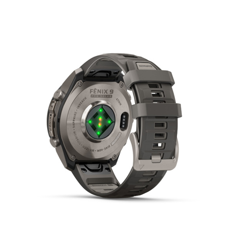 Garmin fenix 9 Pro - inReach, 47mm, AMOLED, Sapphire, Titanium, Autumn Orange/Spark Orange 2