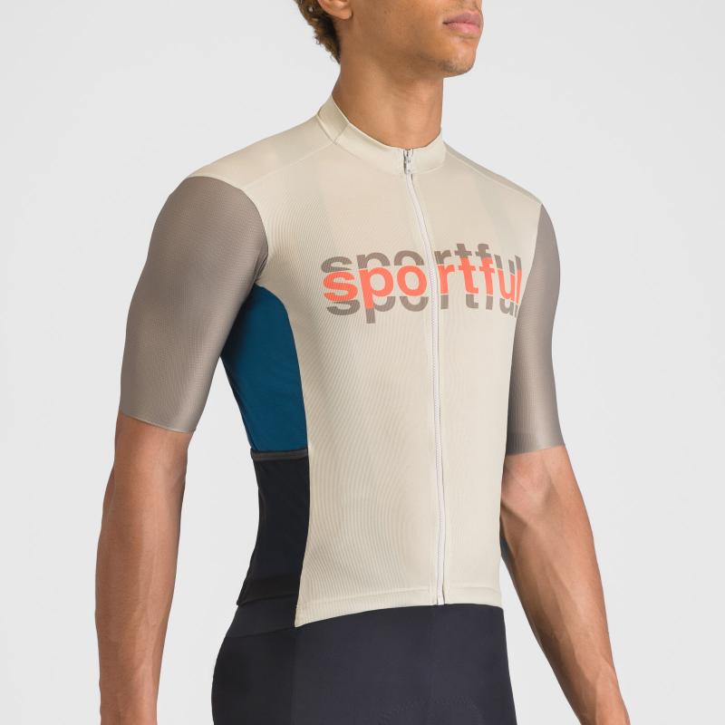 Sportful SUPERGIARA LOGO dres abbey stone/olive green 2