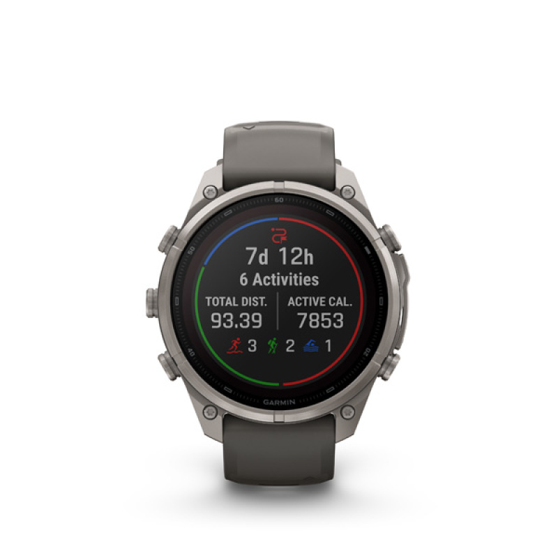 Garmin fenix 9 Pro - inReach, 47mm, AMOLED, Sapphire, Titanium, Autumn Orange/Spark Orange 6