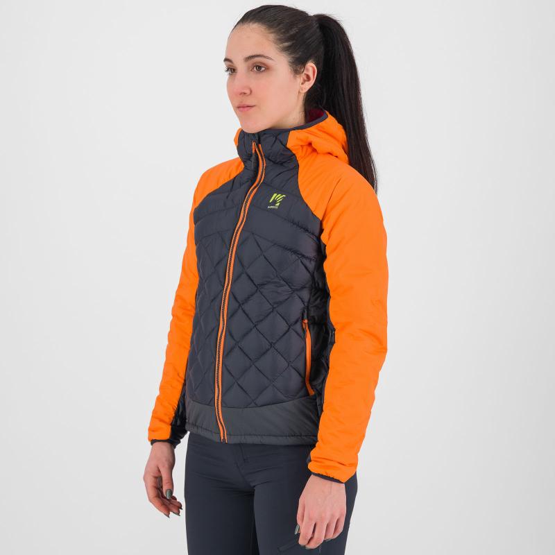 Karpos LASTEI ACTIVE PLUS dámska bunda Vulcan/Vibrant Orange