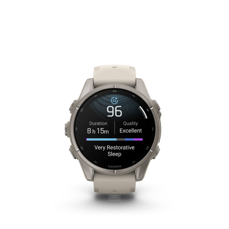Garmin fenix 9 - 43mm, AMOLED, Sapphire, Titanium, Fog Gray band 5