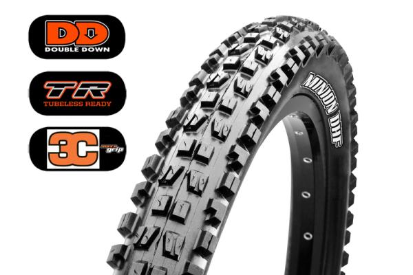 MAXXIS Minion DHF 27.5x2.50 WT kevlar DD TR 120TPI 3C Maxx Grip