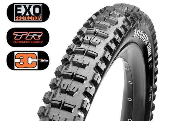 MAXXIS Minion DHR II 29 x 2.40 WT kevlar EXO TR 3C Maxx Grip