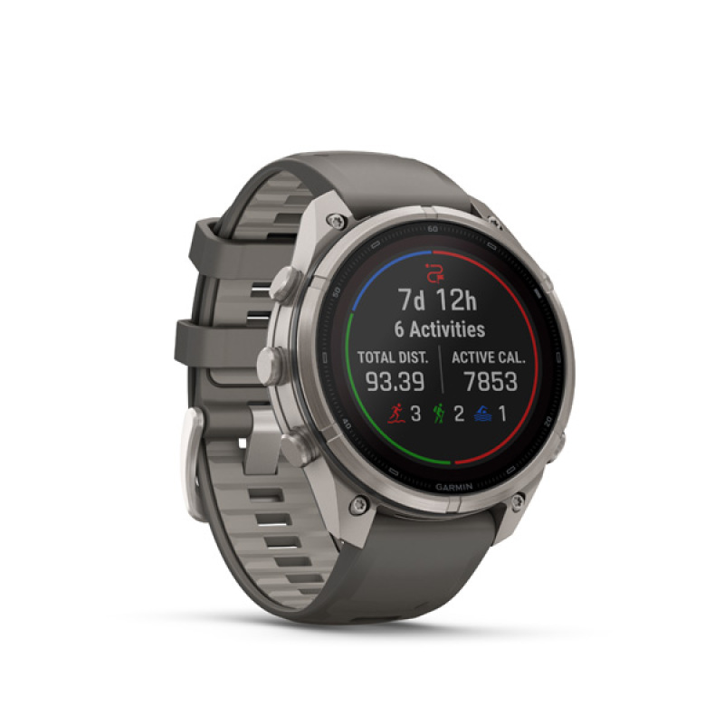 Garmin fenix 9 Pro - inReach, 47mm, AMOLED, Sapphire, Titanium, Autumn Orange/Spark Orange 5