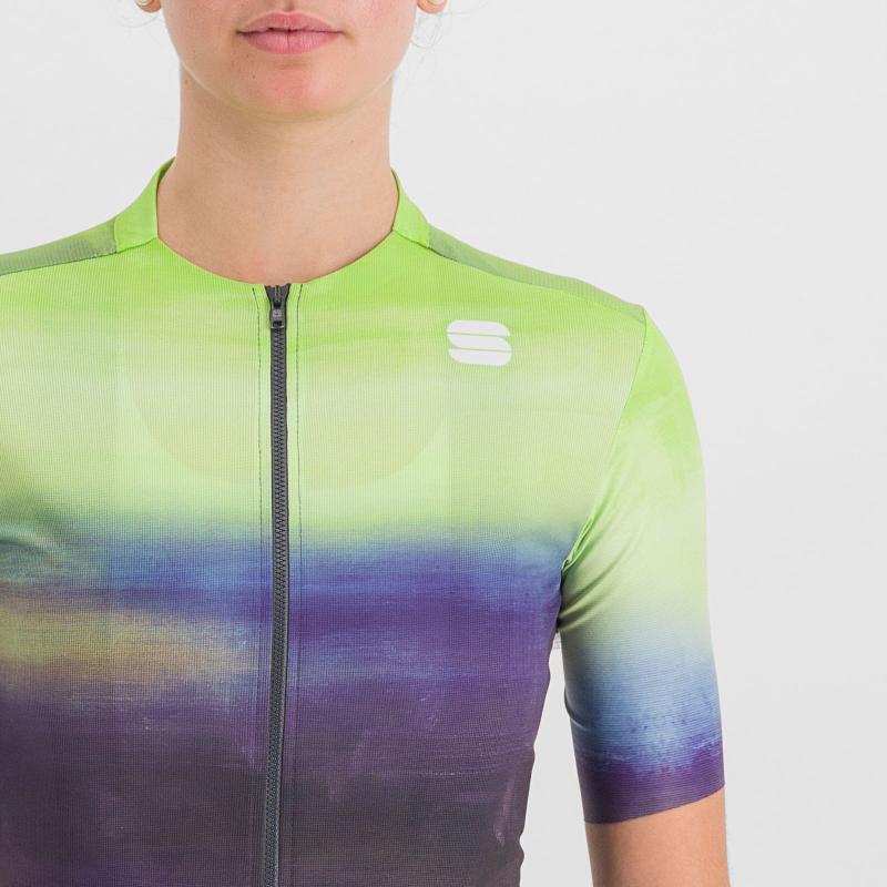 Sportful FLOW SUPERGIARA dámsky dres nightshde green