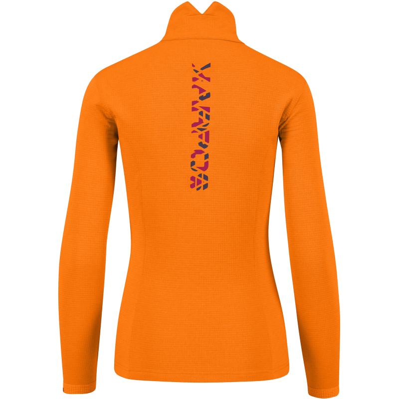 Karpos PIZZOCCO HALF ZIP dámska flíska Vibrant Orange