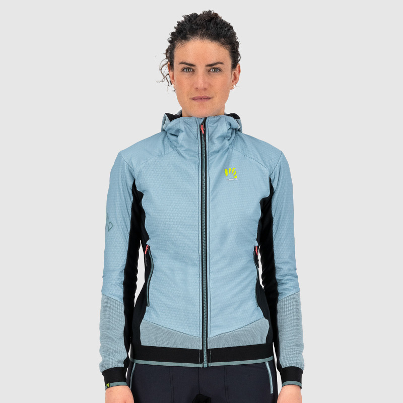 Karpos ALAGNA PLUS EVO dámska bunda sivá/čierna 3