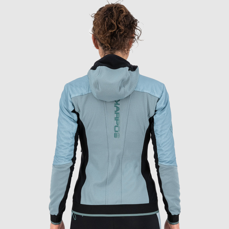 Karpos ALAGNA PLUS EVO dámska bunda sivá/čierna 4