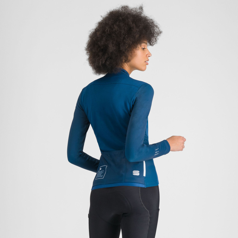 Sportful SRK THERMAL dámsky dres teal blu 1