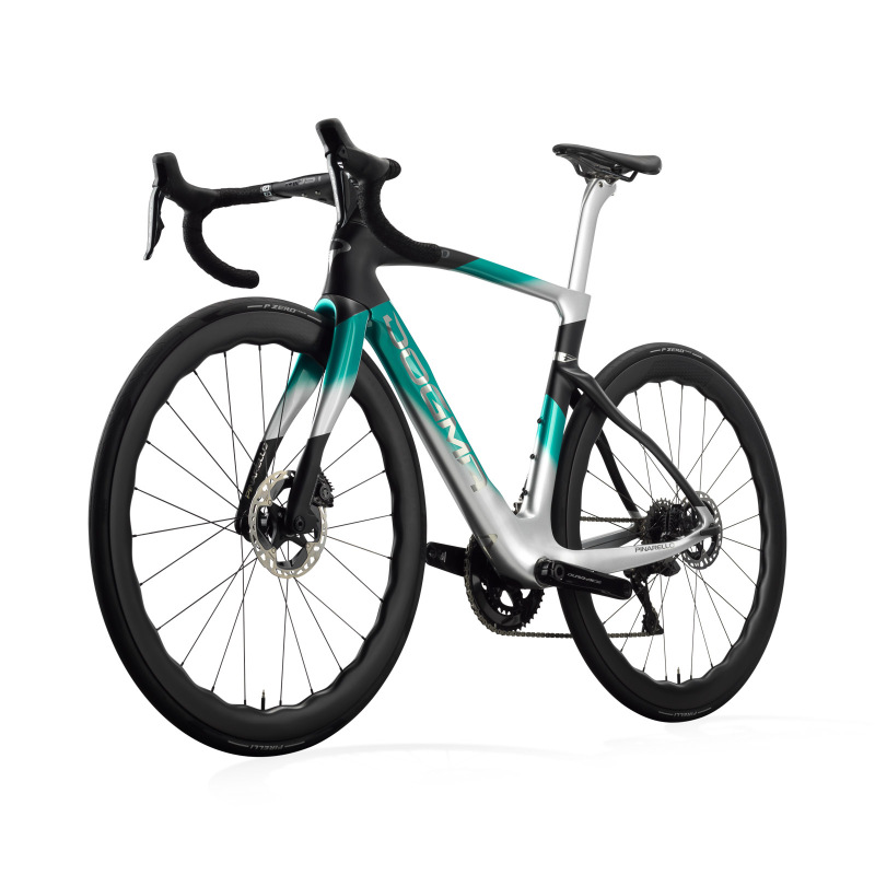 Pinarello Dogma F Ultegra Di2 Most UltraFast Carbon Nebula Green Silver 2