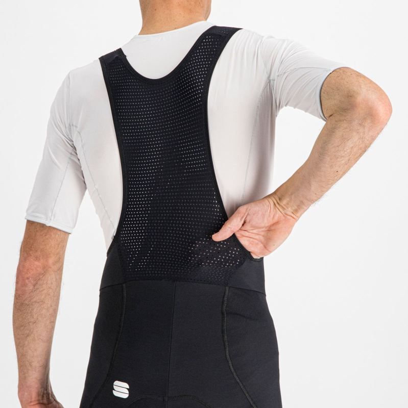 Sportful NEO 3/4 nohavice s trakmi čierne 8