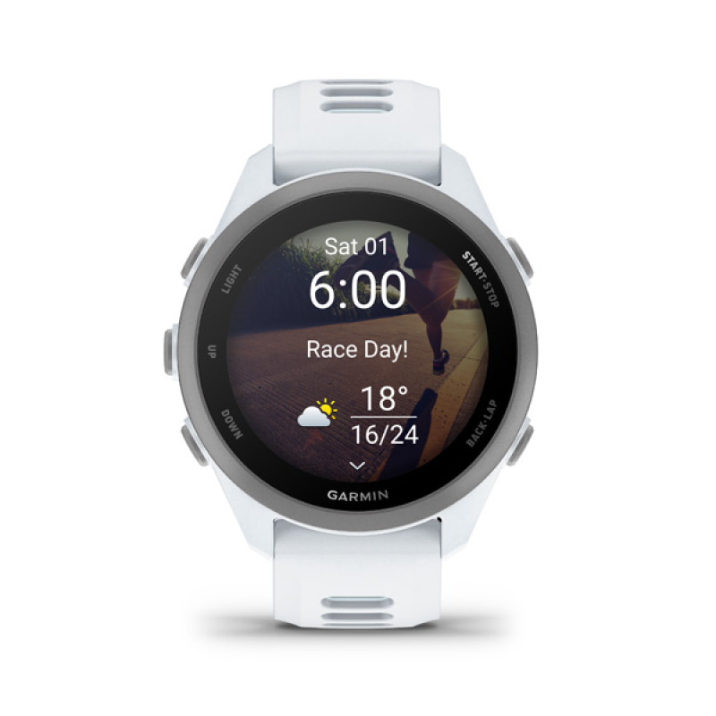 Garmin Forerunner 170 Music, Whitestone/Cloud Blue 7