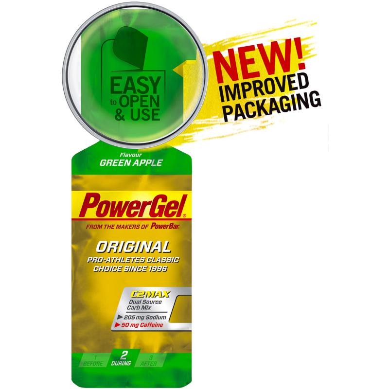 PowerBar PowerGel 41g Zelené Jablko + Kofeín 2