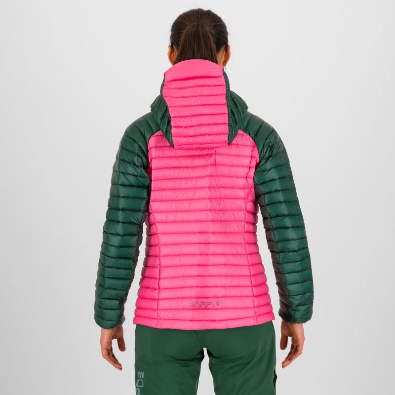 Karpos Alagna Down Dámska Bunda Fandango Pink/Jungle Green