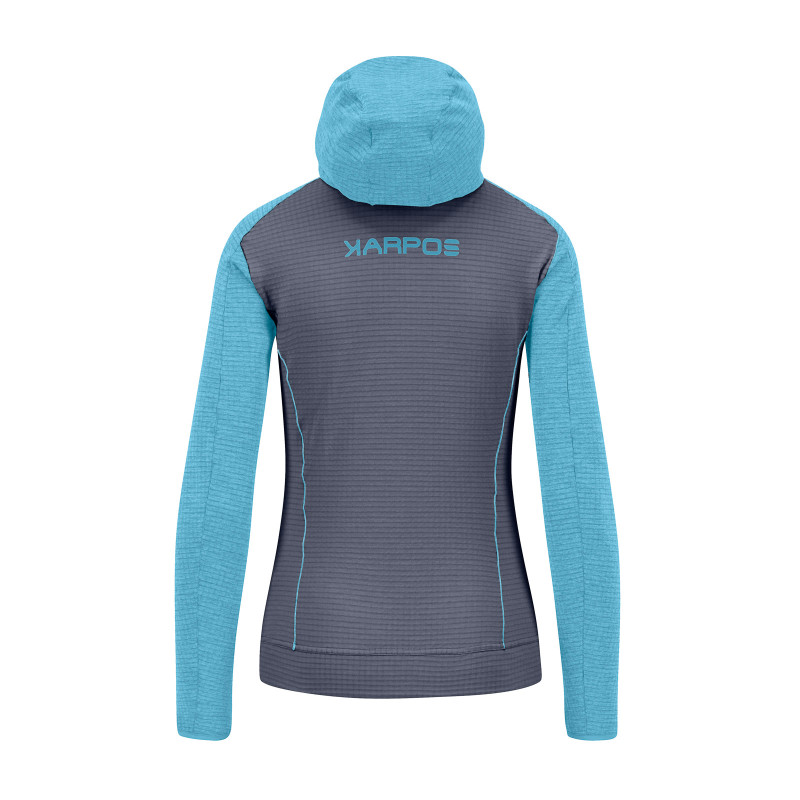 Karpos AMBRIZZOLA dámska FULL-ZIP mikina s kapucňou ombre blue/bachelor b. 1