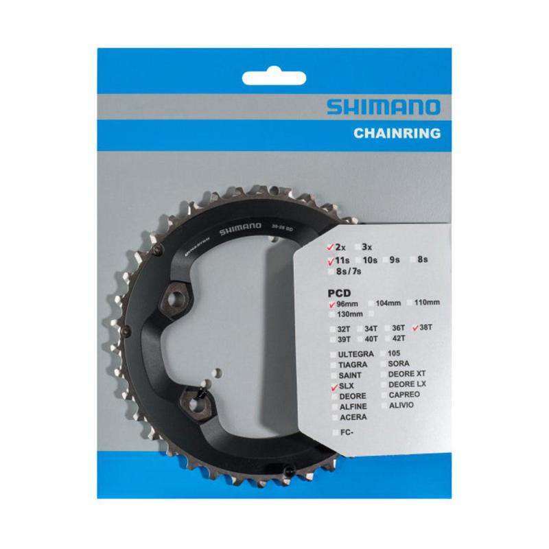 SHIMANO prevodník 38z. M7000 SLX 38/28z. čierny 96mm