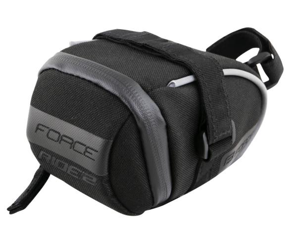 FORCE podsedlová taška RIDE 2 suchý zip, čierna, M veľkosť