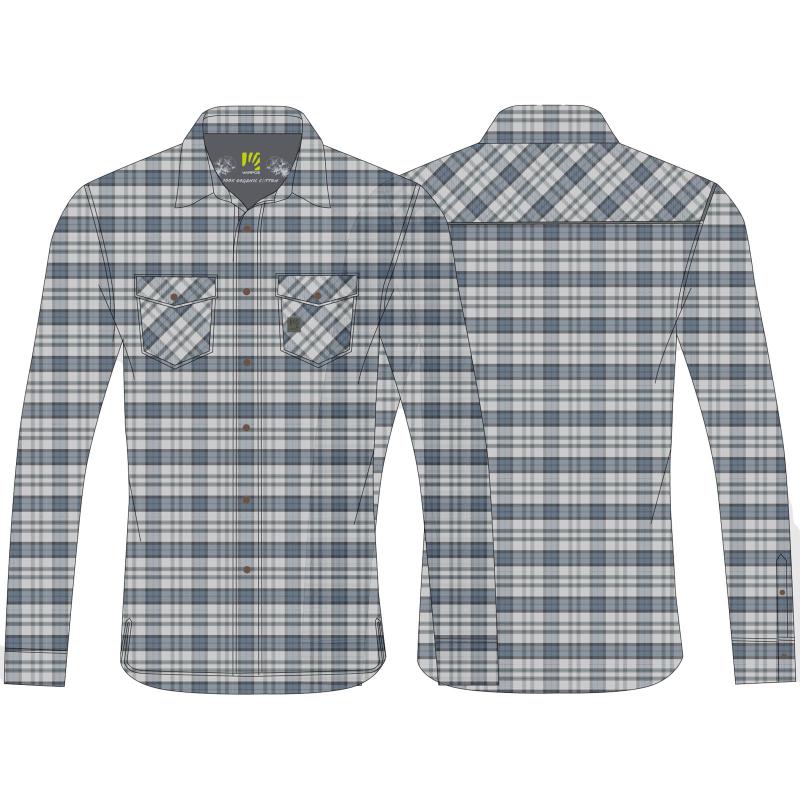 Karpos FURETTO SHIRT glacier/bluefin