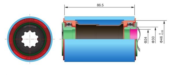 FSA adaptér pre rám BB386 a kľuky Sram GXP