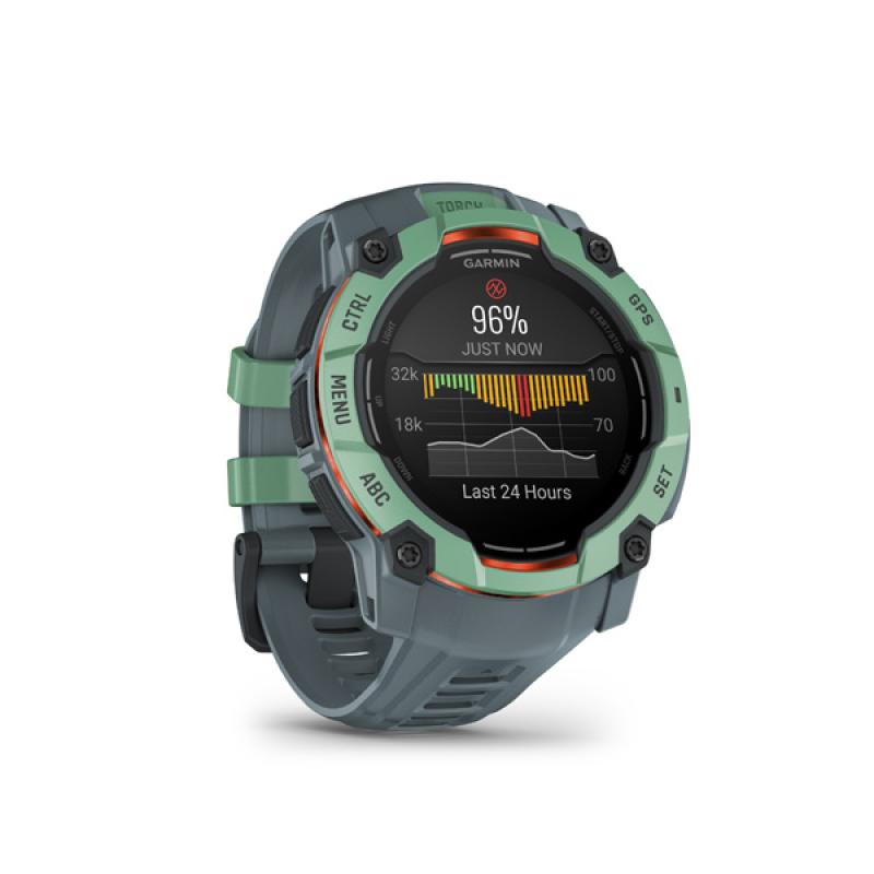 Garmin Instinct 3 - 50mm, AMOLED, Neo tropic, Twilight silicone band (Limited) 3