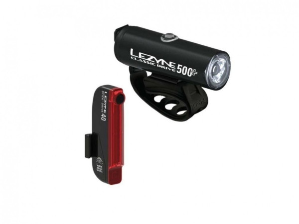 Lezyne set svetiel Lite Drive 1200+ / Strip Drive Pro 400+